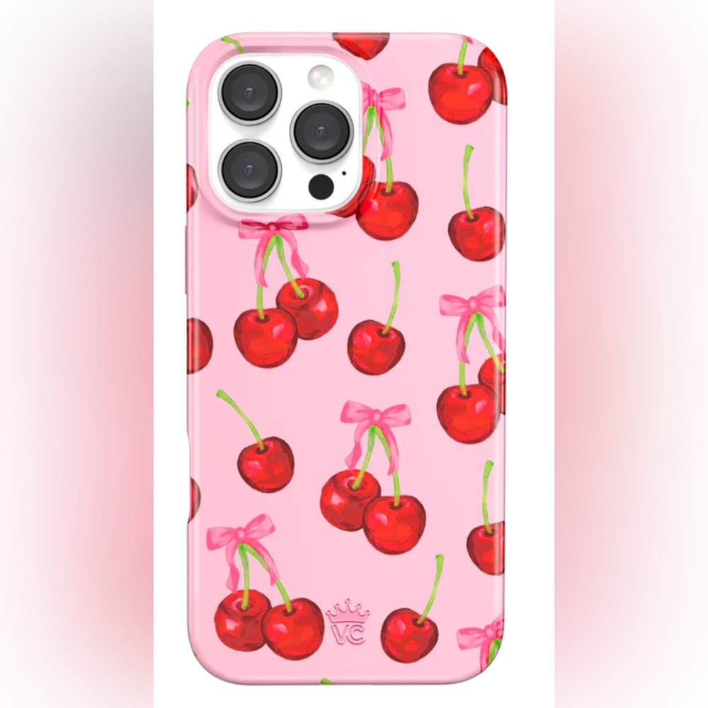 Velvet Caviar Sweet Cherry 🍒 iPhone 14pro Max case